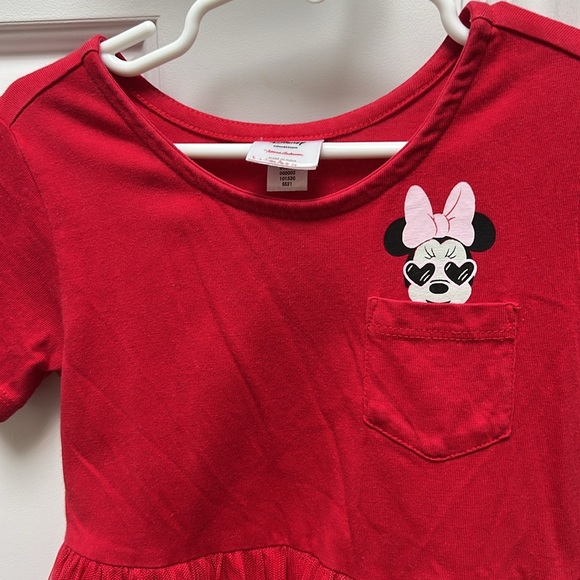 EUC Hanna Andersson Disney Minnie Mouse dress size 5 - Picture 2 of 5